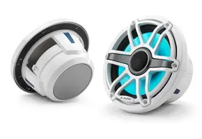 JL Audio M6 Speakerset met LED verlichting (7.7 inch/ 100W) Sport witte grill