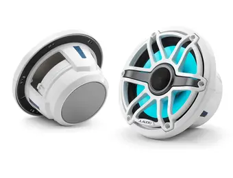 JL Audio M6 Speakerset met LED verlichting (8.8 inch/ 125W) Sport witte grill
