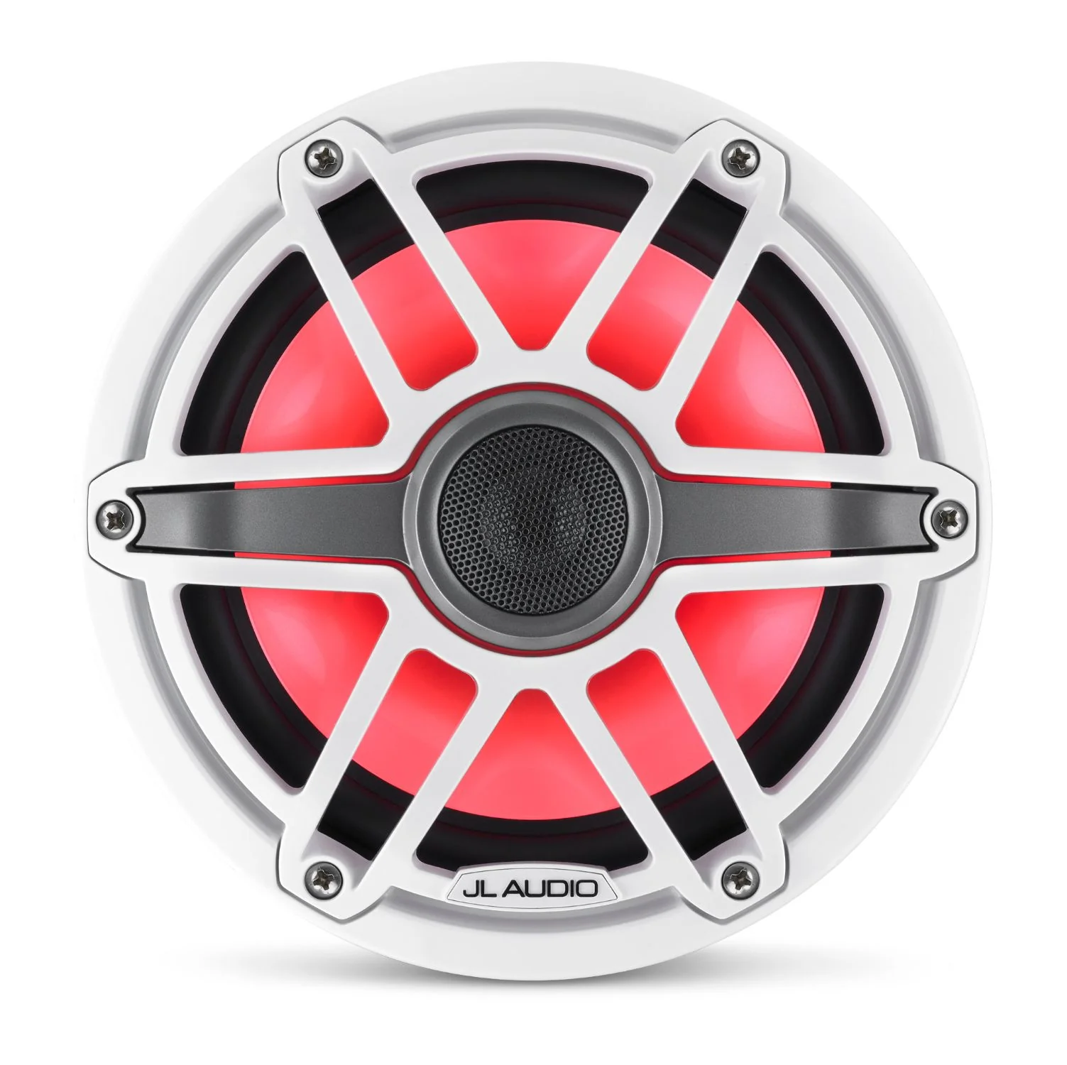 JL Audio M6 Speakerset met LED verlichting (8.8 inch/ 125W) Sport witte grill