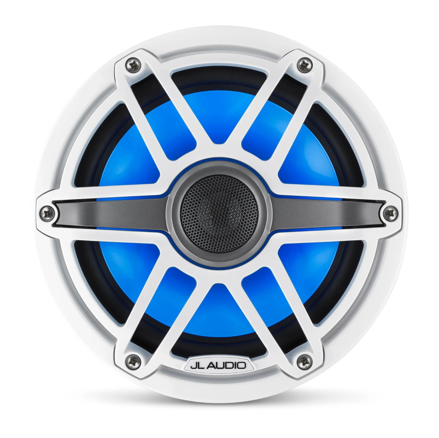 JL Audio M6 Speakerset met LED verlichting (8.8 inch/ 125W) Sport witte grill