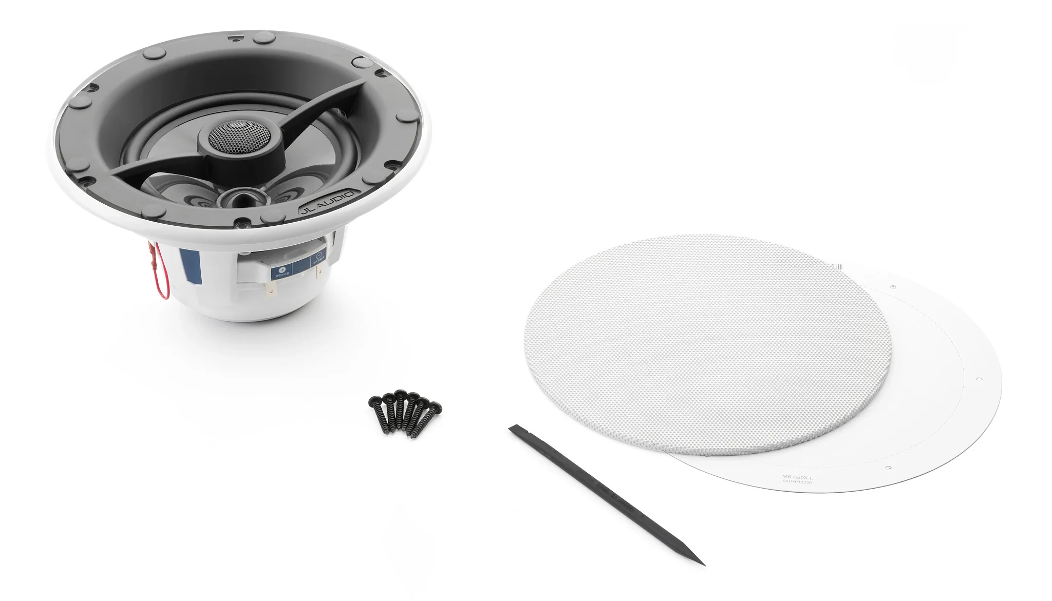 JL Audio M6 Speakerset (8.8 inch/ 125W) Deluxe witte grille, foto 5 van 6