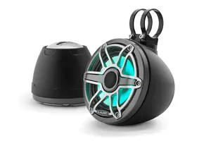 JL Audio M3 Speakerset buismontage met LED verlichting (6.5 inch/ 75W) Sport Grille Zwart/ Metallic