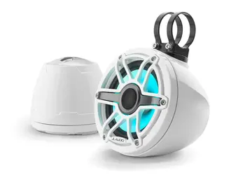 JL Audio M3 Speakerset buismontage (6.5 inch/ 75W) Sport Grille Wit metallic