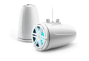 JL Audio M3 Speakerset buismontage met LED verlichting (7.7-inch/70W) Sport Grille Wit