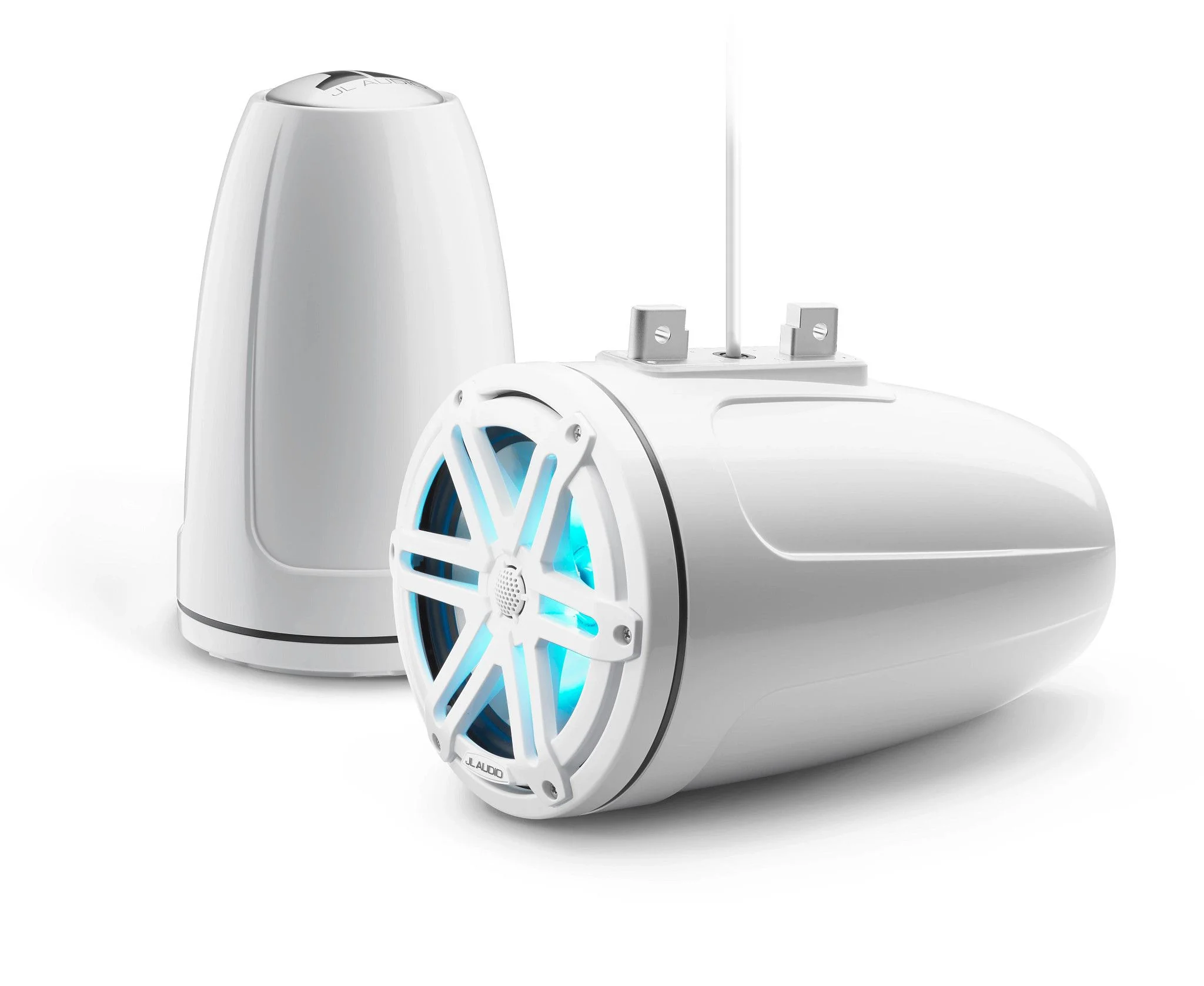 JL Audio M3 Speakerset buismontage met LED verlichting (7.7-inch/70W) Sport Grille Wit