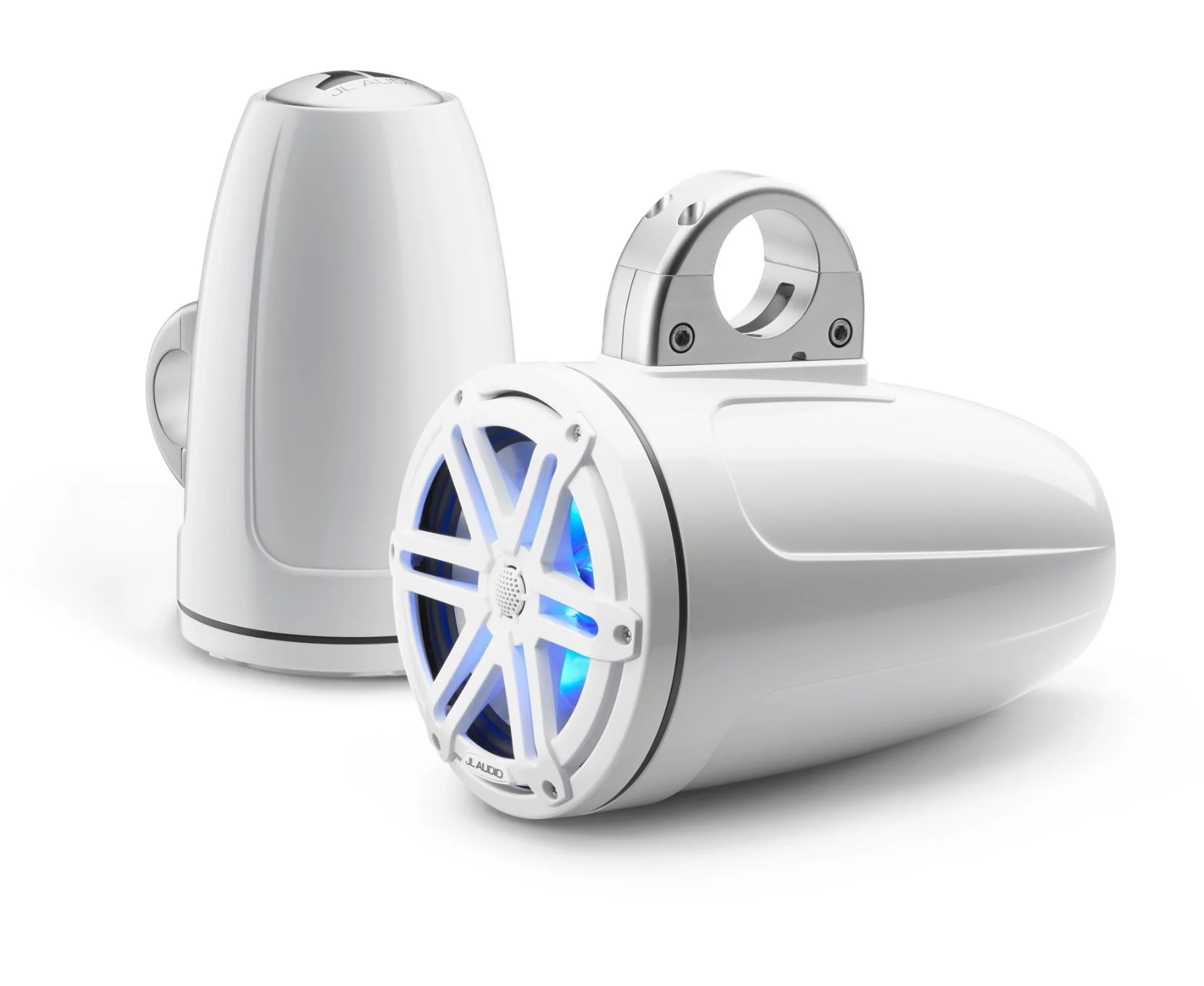 JL Audio M3 Speakerset buismontage met LED verlichting (7.7-inch/70W) Sport Grille Wit