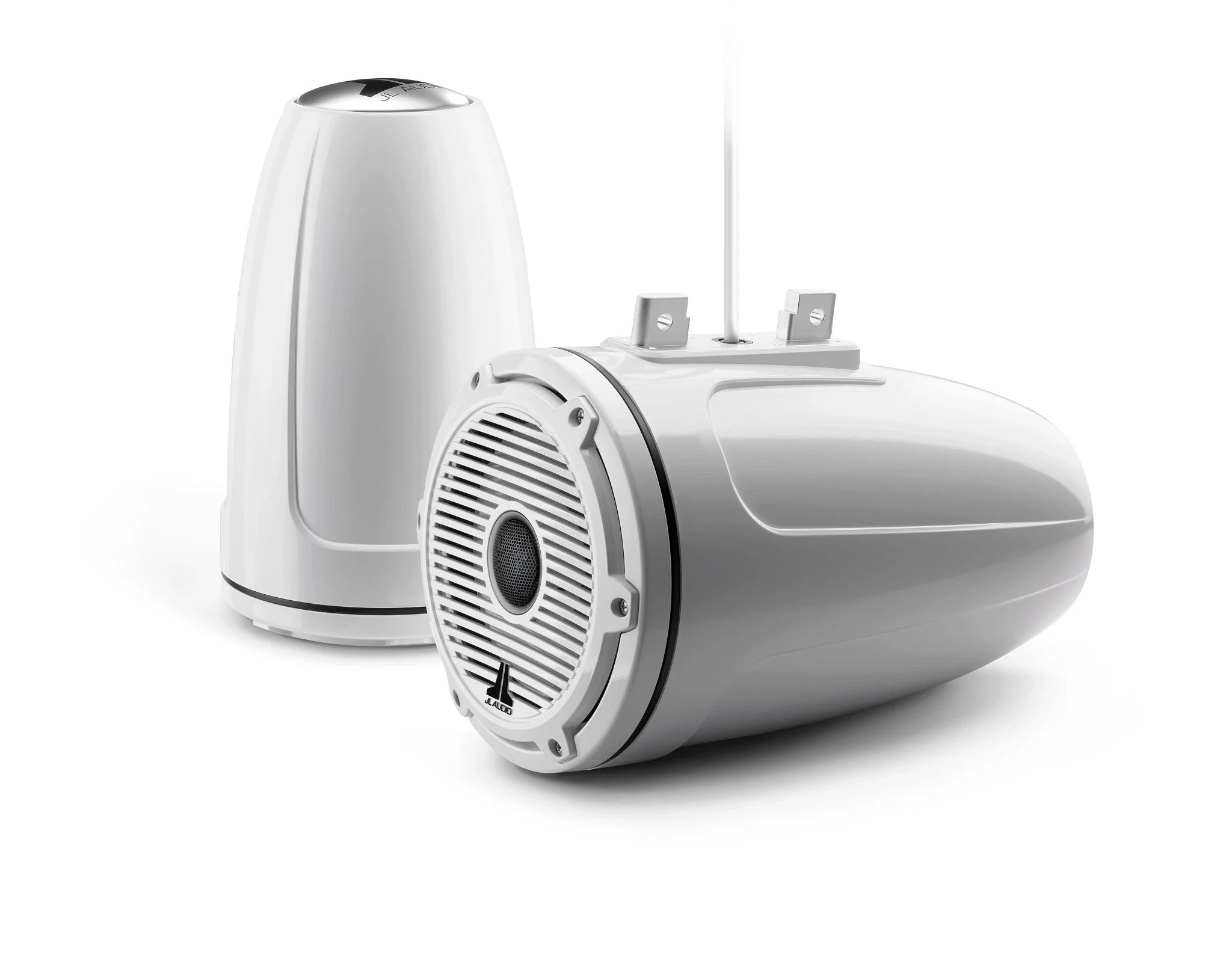 JL Audio M6 Speakerset buismontage (7.7-inch/100W) Classic Grille Wit