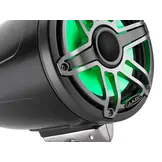 JL Audio M6 Speakerset buismontage met LED verlichting (7.7-inch/100W) Sport Grille Zijdeglans zwart met metallic