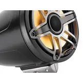 JL Audio M6 Speakerset buismontage met LED verlichting (7.7-inch/100W) Sport Grille Zijdeglans zwart met metallic