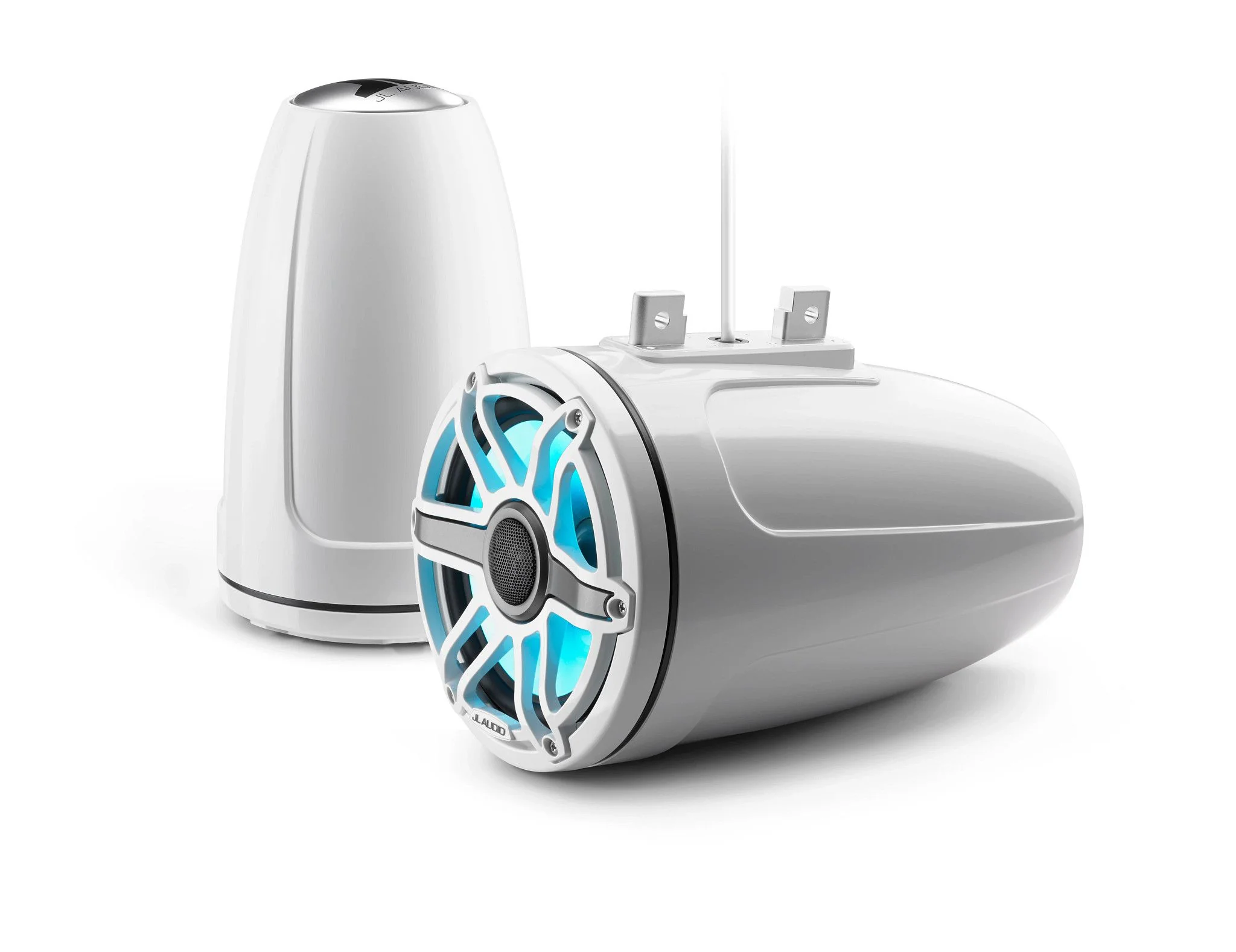 JL Audio M6 Speakerset buismontage met LED verlichting (7.7-inch/100W) Sport Grille Wit