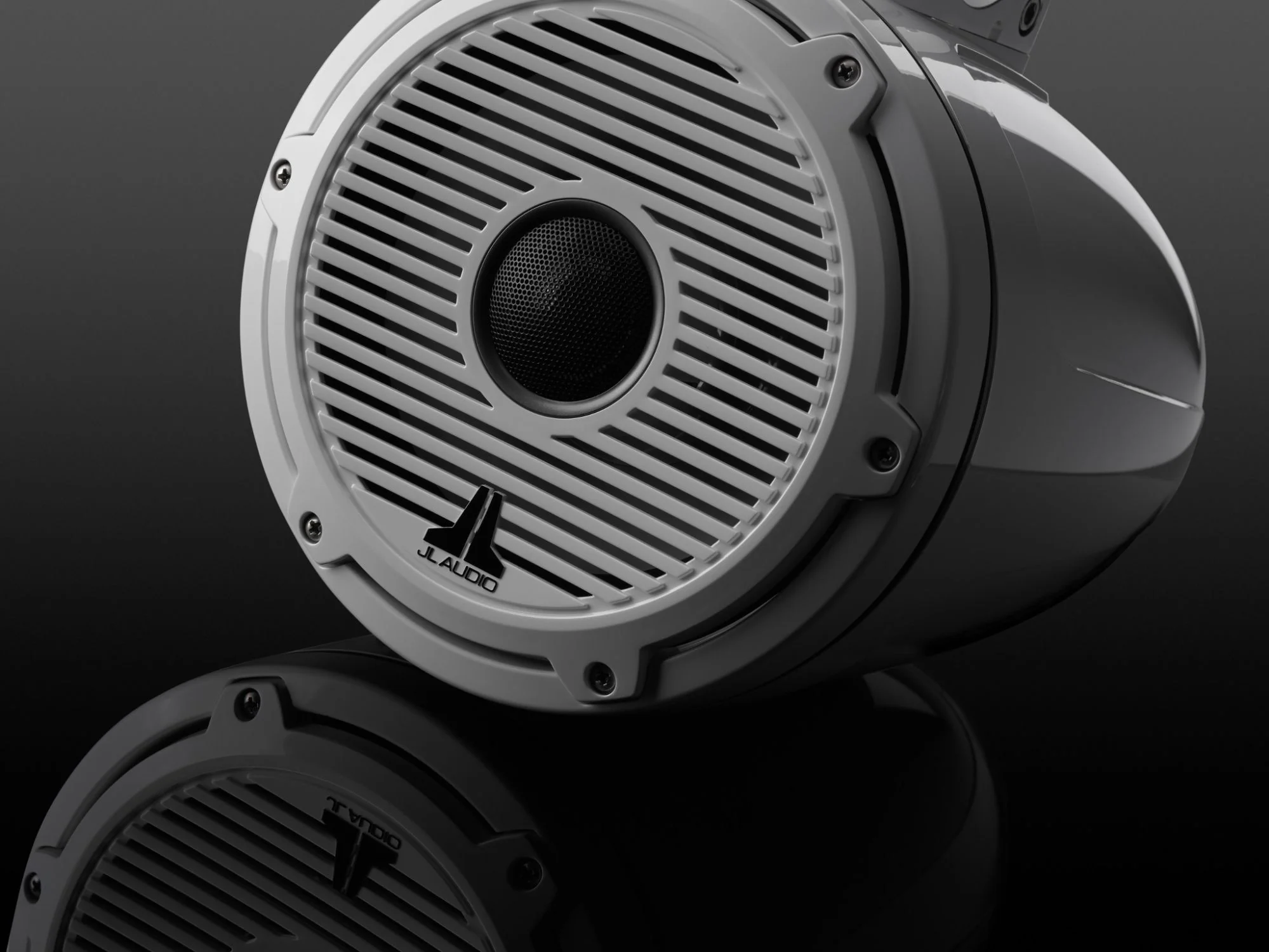 JL Audio M6 Speakerset buismontage (8.8 inch/ 125 W) Classic Wit