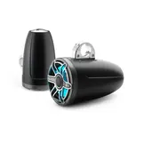 JL Audio M6 Speakerset buismontage met LED verlichting (8.8 inch/ 125 W) zijdeglans zwart + metallic