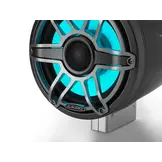 JL Audio M6 Speakerset buismontage met LED verlichting (8.8 inch/ 125 W) zijdeglans zwart + metallic
