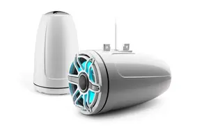 JL Audio M6 Speakerset buismontage met LED verlichting (8.8 inch/ 125 W) Classic Wit