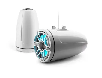 JL Audio M6 Speakerset buismontage met LED verlichting (8.8 inch/ 125 W) Classic Wit