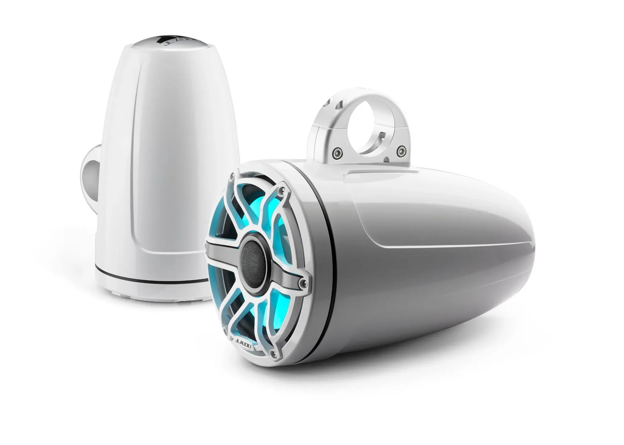 JL Audio M6 Speakerset buismontage met LED verlichting (8.8 inch/ 125 W) Classic Wit