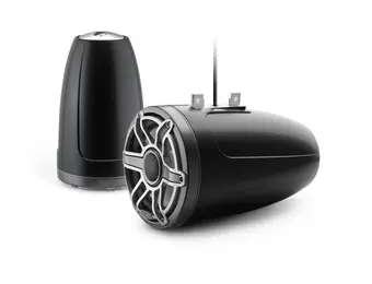 JL Audio M6 Speakerset buismontage (8.8 inch/ 125 W) zijdeglans zwart + metallic