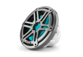 JL Audio M3 Subwoofer met LED verlichting  (10-inch / 175 W) Sport Grijs Metallic