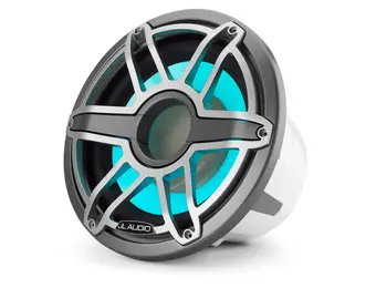 JL Audio M7 Subwoofer met LED verlichting (12-inch / 600 W) Grijs metallic