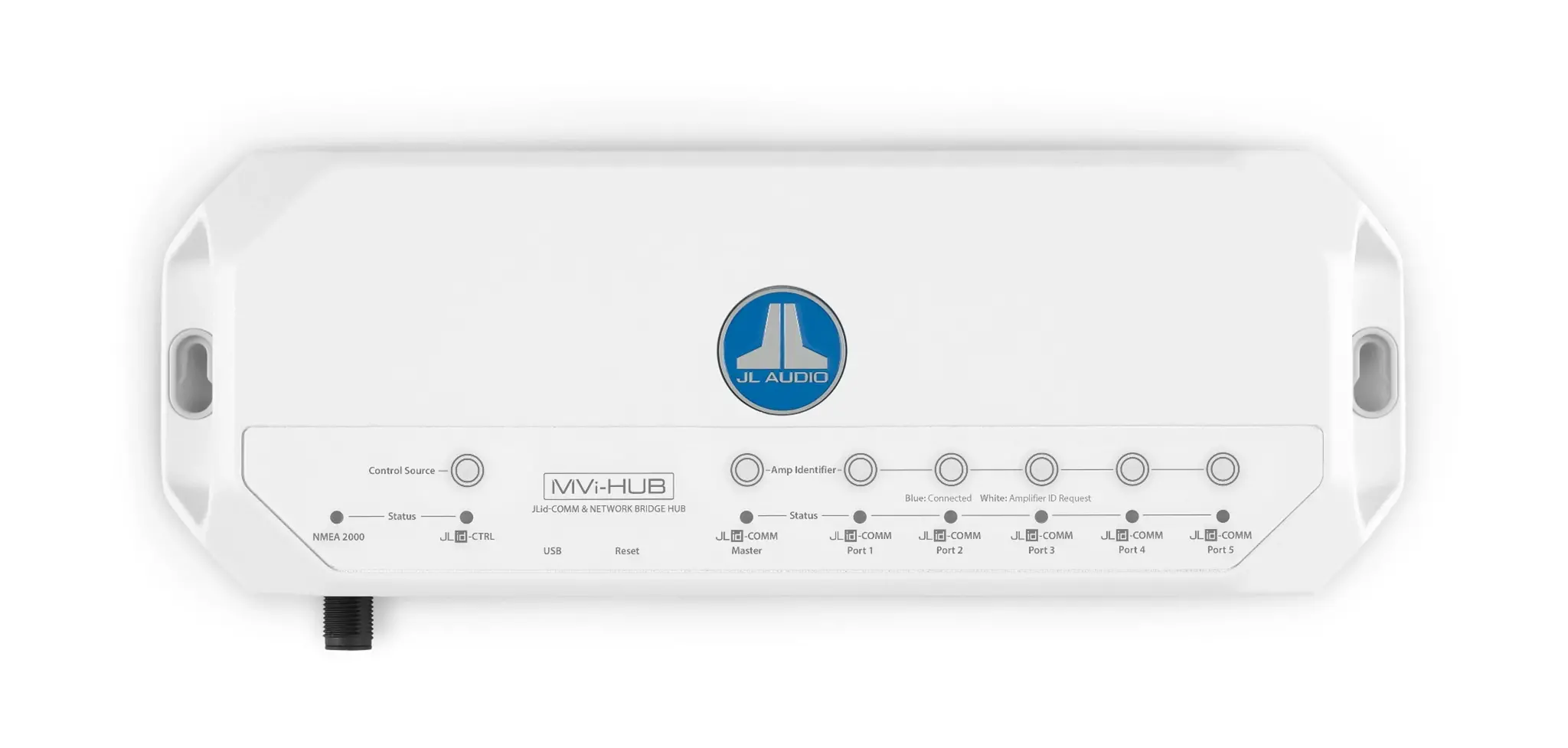 JL Audio Lid™ Comm & Network Bridge Hub voor MV & MVi Versterkers, foto 2 van 3