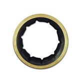 Exalto Bearings rubber lager messing ø45xø65x180mm