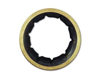 Exalto Bearings rubber lager messing ø45xø65x180mm