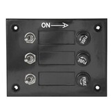 BW AAA 12V 3 Gang Fuse Switch Panel (10030-RC)