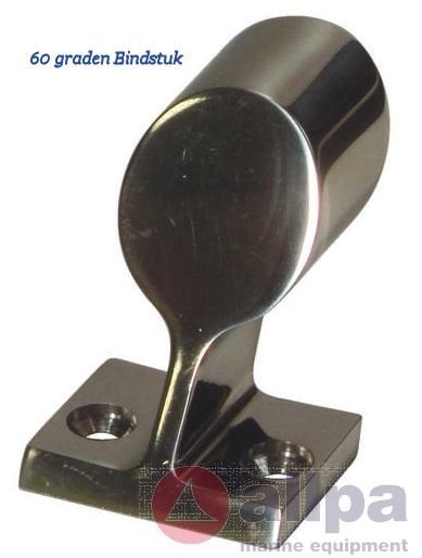 Allpa Railinghouders Model: 22 mm Eindstuk 60 graden