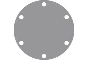 SPX Johnson Pomp bronzen deksel voor pomp F35 (vervangt Jabsco AL6-200)
