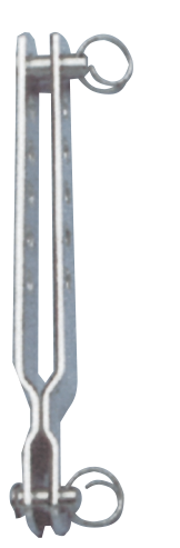 Allpa allpa RVS spanstrip, L= 120mm, gatmaat Ø6mm