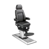 Cleeman Cleemann stoelkuip Nautic Star zwart leer met armleuningen en hoofdsteun (gedemonteerd van onderstel) exclusief zitting