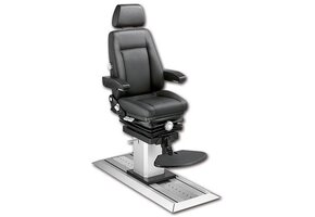 Cleeman Cleemann stoelkuip Nautic Star zwart leer met armleuningen en hoofdsteun (gedemonteerd van onderstel) exclusief zitting