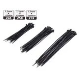 Hofftech Kabelbinders set / tie-ribs 75 stuks