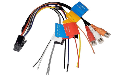 Fusion Loom D Port, PWR/SPKR/RCA