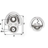 Wichard Scharnierend dekoog universeel RVS 6 mm