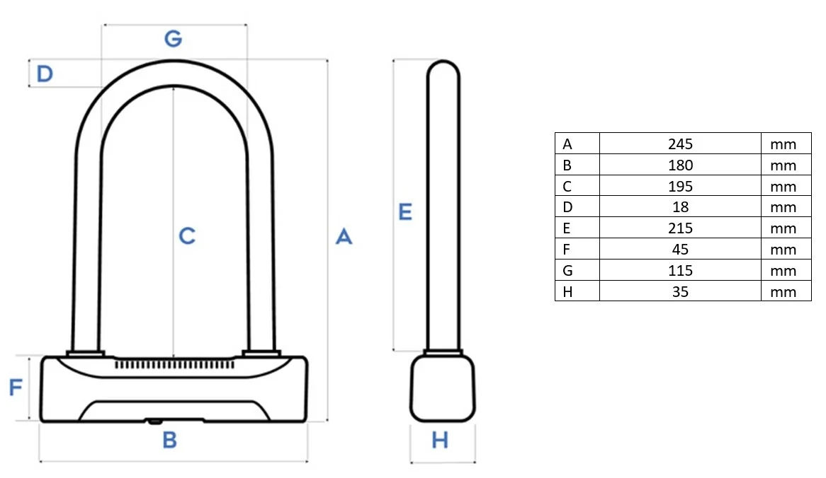 Stahlex Beugelslot ART****
