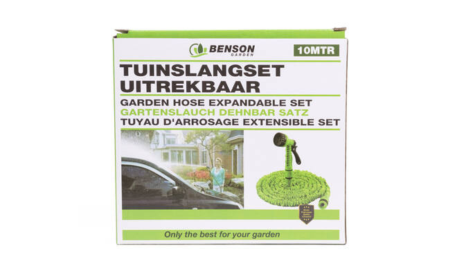 Benson Tuinslangset uitrekbaar 10  of 15 meter