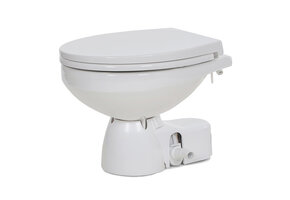 Jabsco Quiet Flush E2 Compact elektr. toilet met solenoid, soft closing