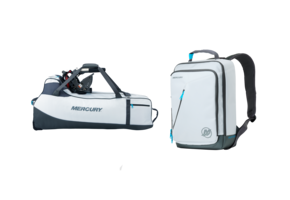 Mercury Rugtas en draagtas bundel Avator 7.5e kortstaart en accu