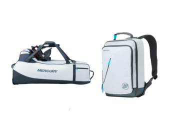 Mercury Rugtas en draagtas bundel Avator 7.5e kortstaart en accu