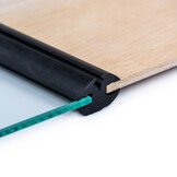 Raamrubber Zwart rollengte 25 meter