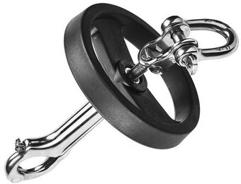 Wichard Babystagspanner RVS met wiel 5/6/7 mm