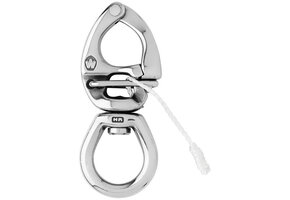 Wichard Snapsluiting quick release met groot wartelend oog HR RVS