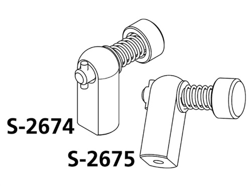 Ultraflex S-2674 gaskabel aansluitstuk