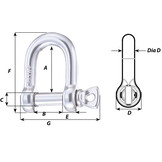 Wichard D-sluiting HR RVS