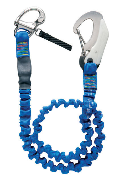 Wichard Veiligheidslijn OSR elastisch 1-2 mtr met 2 haken