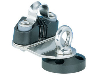 Wichard Schootklem draaibaar RVS max. 12 mm lijn