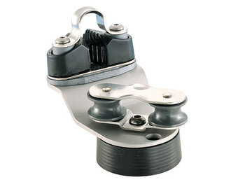 Wichard Schootklem draaibaar RVS max. 12 mm lijn