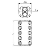 Wichard Klem voor anti-torsie lijn RVS