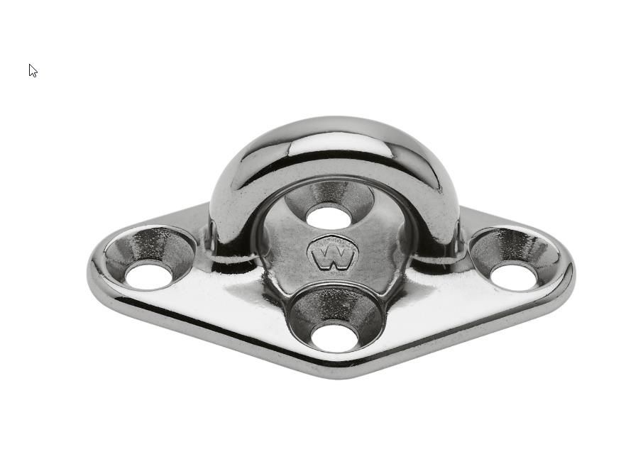 Wichard Diamant dekoog RVS rond, foto 2 van 5